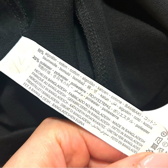 NWT Zara Black Turtleneck Knit Midi Dress Size Medium Classic - Picture 6 of 6